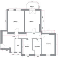 großzügige 3,5 ETW 100 m2 in Schöneberg BJ 1926 III. OG - Berlin Tempelhof-Schöneberg