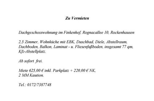 Foto - Wohnung in Rockenhausen - 965,00&nbsp;EUR Kaltmiete, ca.&nbsp; 77,00&nbsp;m&sup2;