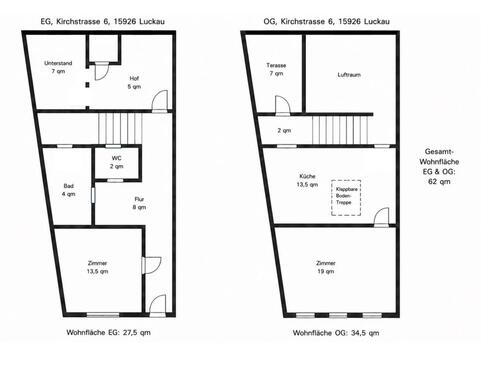 Foto - 2 Zimmer Reihenhaus zum Kaufen in Luckau