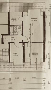 Foto - 3 Zimmer Dachgeschoßwohnung zur Miete in Kempen