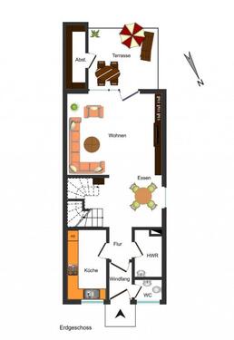 Foto - 4 Zimmer Doppelhaushälfte zum Kaufen in Bardowick