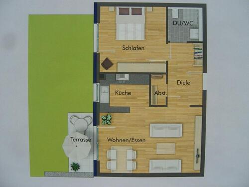 Foto - 2 Zimmer EG Wohnung in Wendlingen
