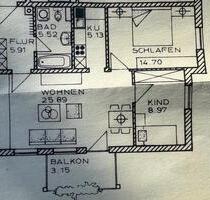 Wohnung in idealer Lage - 1.000,00&nbsp;EUR Kaltmiete, ca.&nbsp; 67,00&nbsp;m&sup2; in Deggendorf (PLZ: 94469)