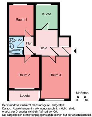 Foto - Etagenwohnung in Iserlohn zur Miete