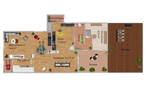 Foto - Doppelhaushälfte - 265.000,00&nbsp;EUR Kaufpreis, ca.&nbsp; 150,00&nbsp;m&sup2;