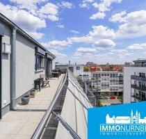 10 Min. ins Zentrum: Modernes Penthouse mit 65 m² Dachterrasse - Nürnberg Gleißhammer