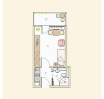 Gemütliche, helle 1-Zimmer Wohnung - München Am Hart