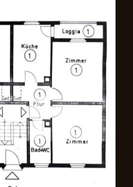 Foto - 1 Zimmer Erdgeschoßwohnung in Schriesheim