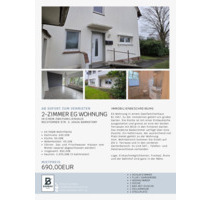 2 Zimmer EG Wohnung ab SOFORT zu vermieten in Barnstorf