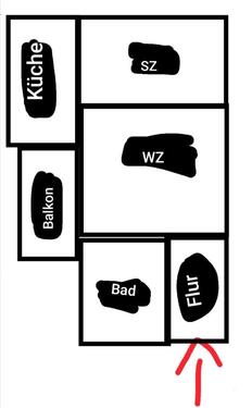 Foto - Etagenwohnung in Halle (Saale) zur Miete