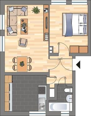 Foto - 2 Zimmer Etagenwohnung in Kiel