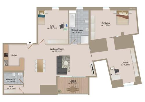 Foto - Etagenwohnung in Muldestausee