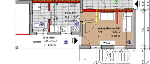 Foto - 2 Zimmer Etagenwohnung zur Miete in Lahnstein