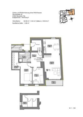 Foto - große drei Raum Wohnung in Neustadt Sa. zu vermieten