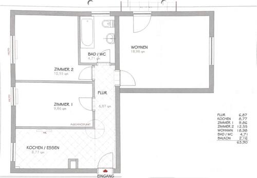 Foto - Eigentumswohnung 3 Zimmer Wohnungen