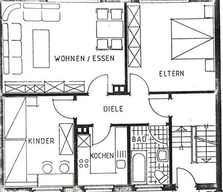 Foto - 3 Zimmer Etagenwohnung zur Miete in Brilon