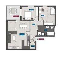 Neubau Wohnung 3-Zi in Landshut Bayerwaldsiedlung zu vermieten - Ergolding