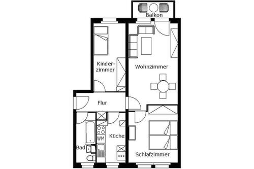 Foto - 3 Zimmer Etagenwohnung in Plauen