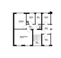 Sanierte 2-Zimmer Wohnung KB - 600,00 EUR Kaltmiete, ca.  55,00 m² in Loxstedt (PLZ: 27612)
