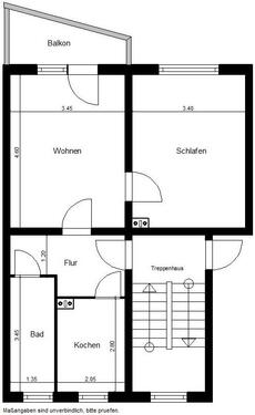 Foto - 2 Zimmer Etagenwohnung in Nordhausen