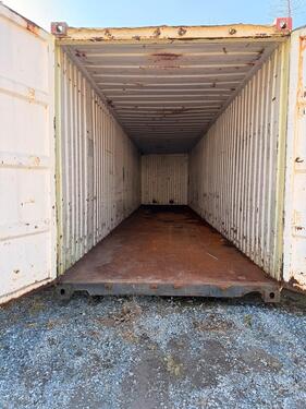 Foto - Lagercontainer 40 Fuß Garage Self Storage Umzug Material Raum