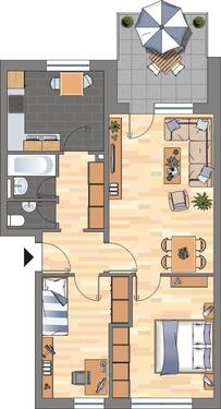 Foto - Etagenwohnung zur Miete in Wolfsburg