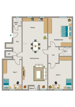 Foto - 4.5 Zimmer Etagenwohnung zur Miete in Marl