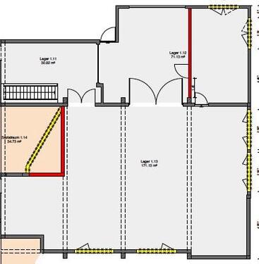 Foto - Ebenerdige Lagerfläche mit Büro und Parkplätzen