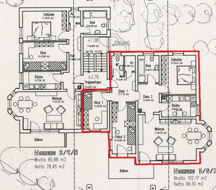 Foto - 4 Zimmer Etagenwohnung in Schwarzenbach am Wald