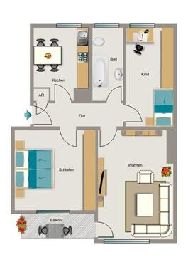 Foto - 3.5 Zimmer Etagenwohnung zur Miete in Marl