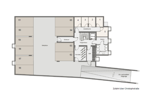 Foto - Tiefgaragenstellplatz - 100,00 EUR Miete,