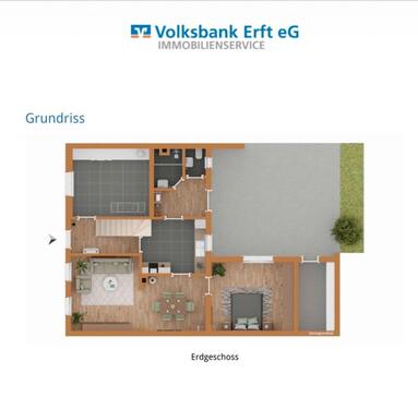 Foto - 65 qm freie EG- Wohnung mit 40qm Terrasse und 120 qm Garten