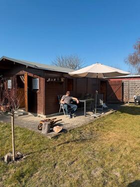 Foto - Garten mit Holzlaube , Pachtgarten