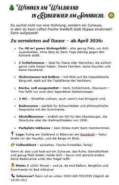 Foto - Wohnung in Tirol zu vermieten - 1.200,00 EUR Kaltmiete,