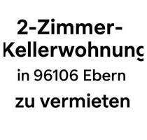 Lichtdurchflutete 2-Zimmer-Kellerwohnung in 96106 Ebern