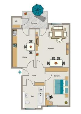 Foto - Etagenwohnung zur Miete in Duisburg