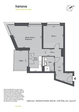 Foto - 2 Zimmer Etagenwohnung zur Miete in Hannover