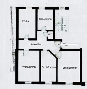 Foto - 3 ZKB Wohnung in Kicklingen zu vermieten