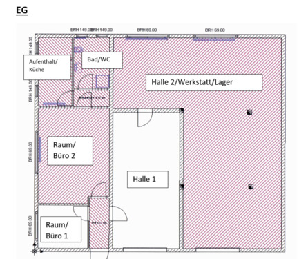 Foto - Gewerbeimmobilie - Büro mit 2 gr. Hallen+Lager zu VERMIETEN