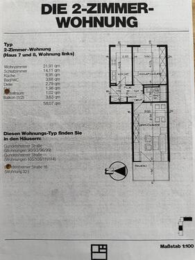 Foto - 2 Zimmer Etagenwohnung zur Miete in Nürnberg