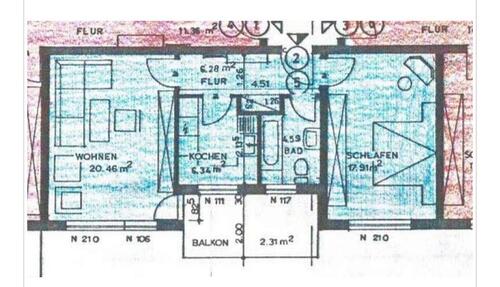 Foto - Erdgeschoßwohnung in Hann. Münden zur Miete