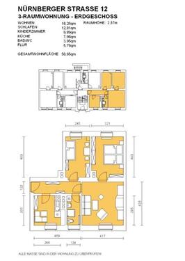 Foto - 3 Zimmer Erdgeschoßwohnung zur Miete in Dresden