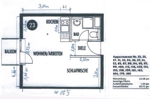 Foto - Einzimmerwohnung zur Miete ab März