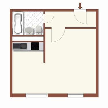 Foto - Endlich Zuhause: praktisches 1-Zimmer-Appartment