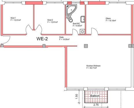 Foto - Gepflegte 4-Zimmer-Wohnung mit Balkon in Münster (Hessen)