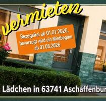 Schönes Ladenlokal Geschäft in 63741 Aschaffenburg zu vermieten