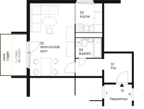 Foto - Etagenwohnung in Flöha zur Miete
