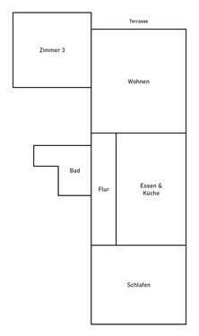Foto - 3 Zimmer Etagenwohnung zur Miete in Wettenberg