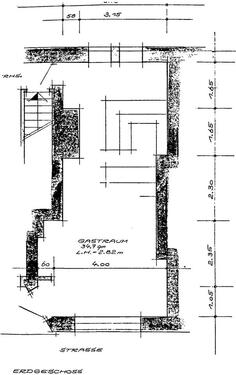 Foto - 35 qm Gewerberaum im EG (ehem. Gaststätte) nähe Rathausgallerie