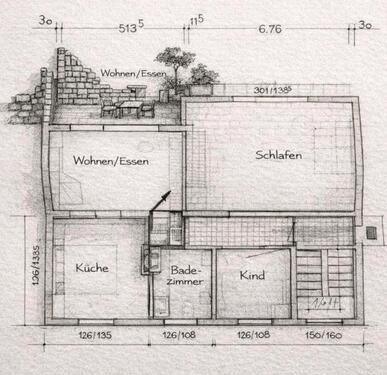 Foto - Schöne 3-Zimmer Erdgeschoss Wohnung